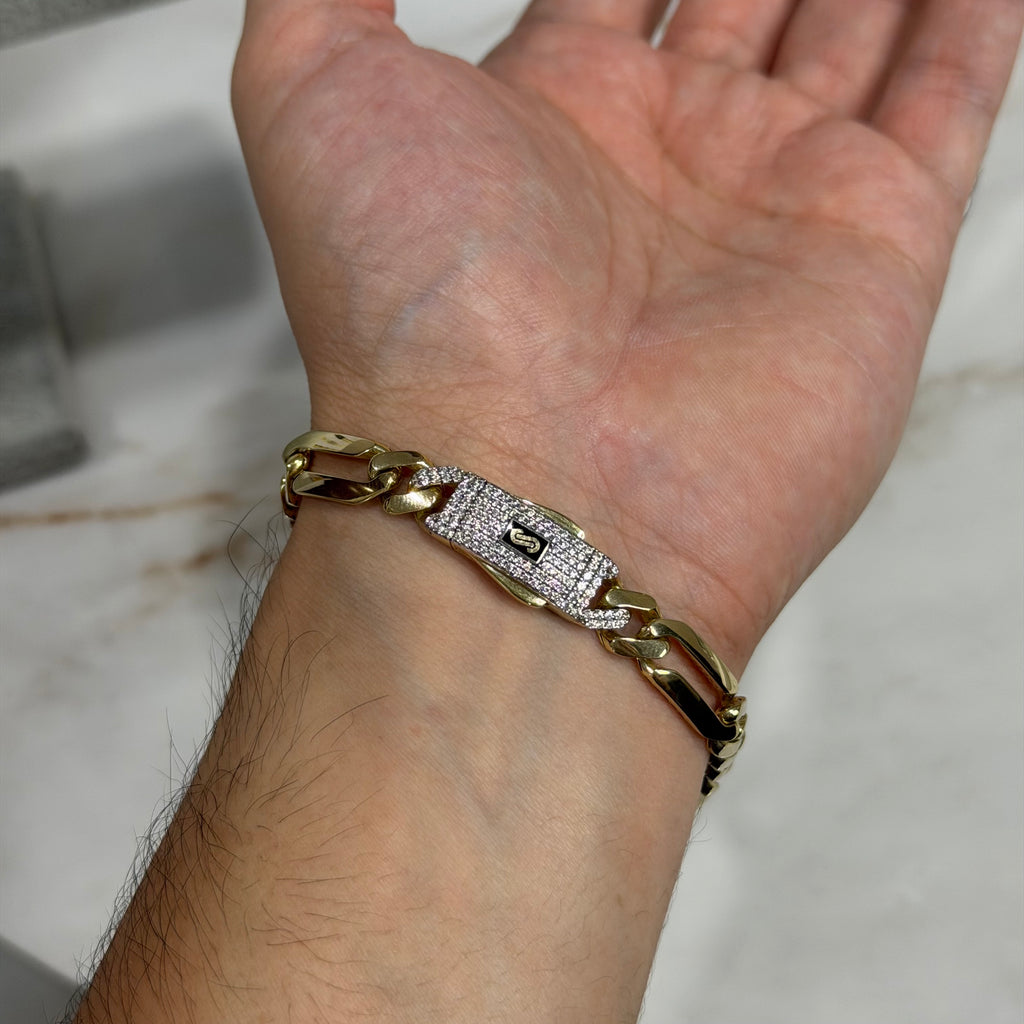 Pulso Fígaro Monaco Chain Oro 10K