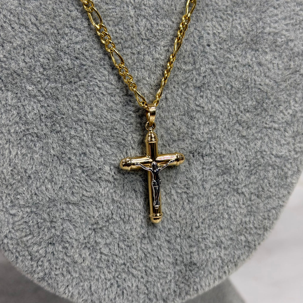 Cadena Tejido 3x1 + Cristo