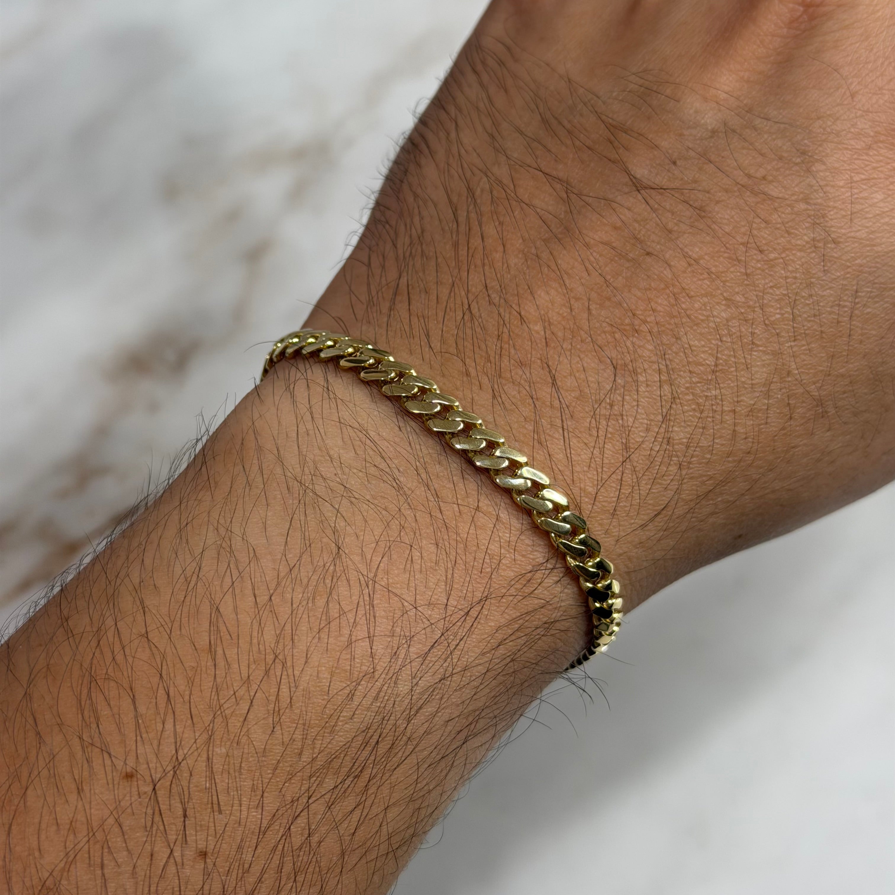 Pulso Classic Swarovski Baguette Oro 10K