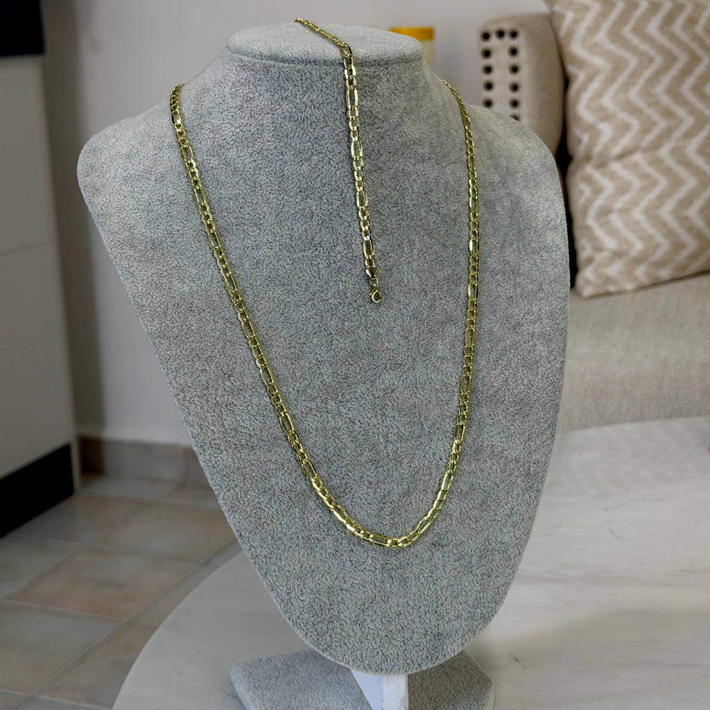 Conjunto Cadena + Pulso Oro 10K