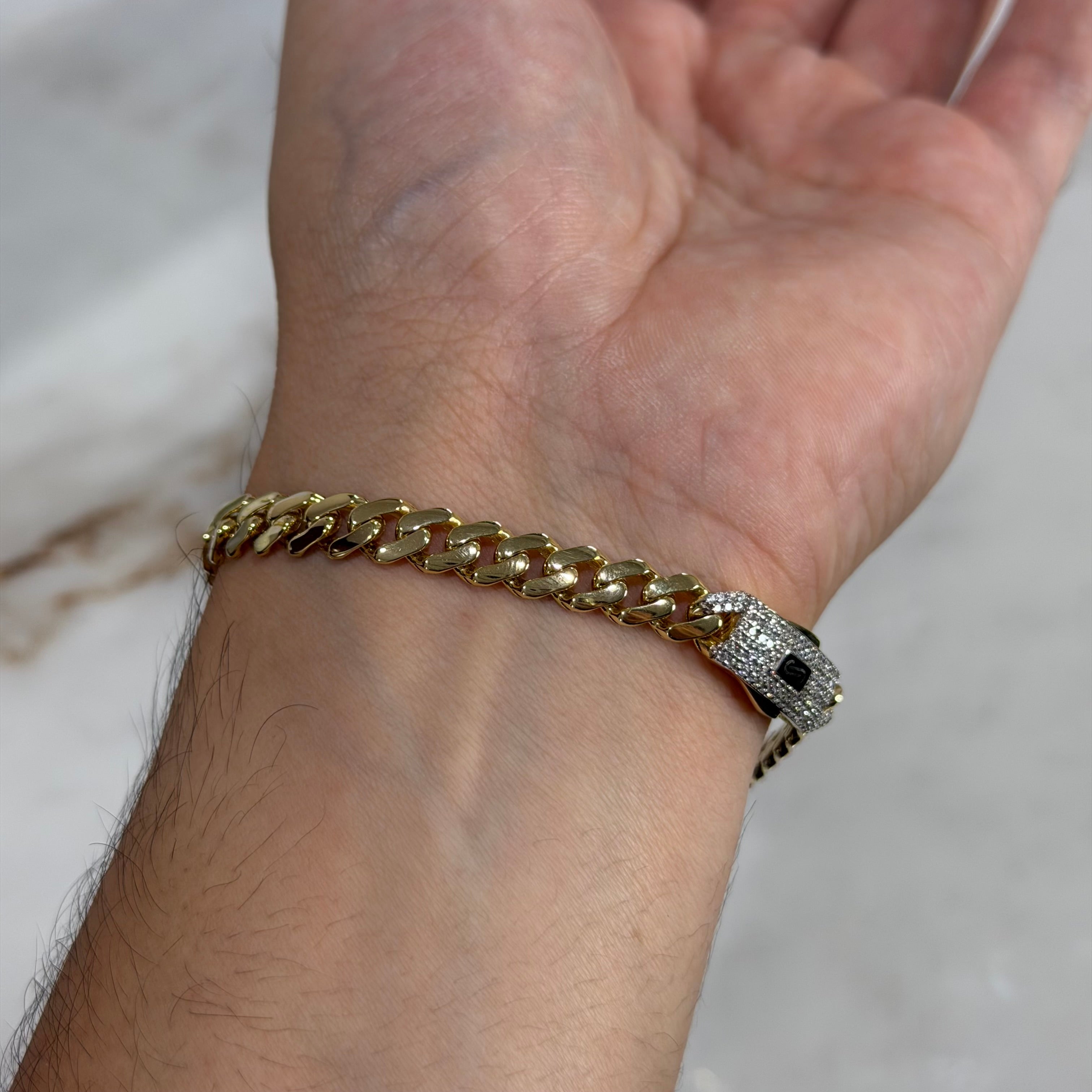 Pulso Classic Monaco Chain Oro 10K