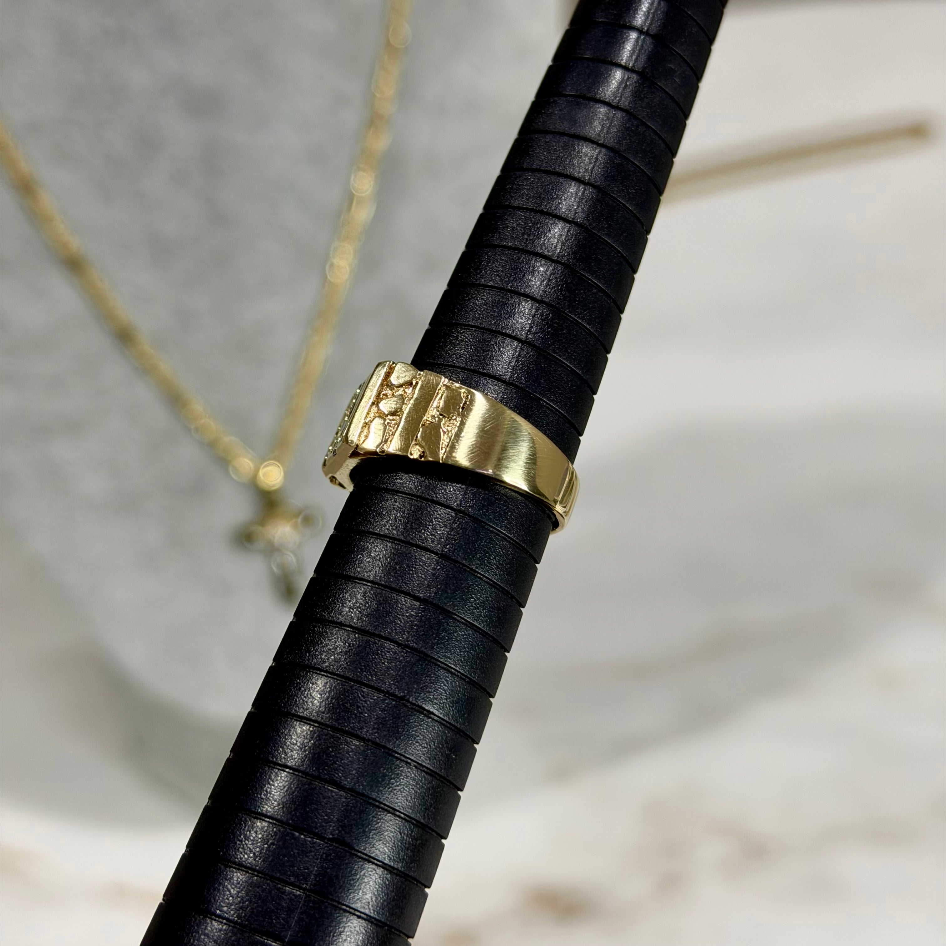 Anillo Barroco Oro 14K | PIEZA SEMI NUEVA