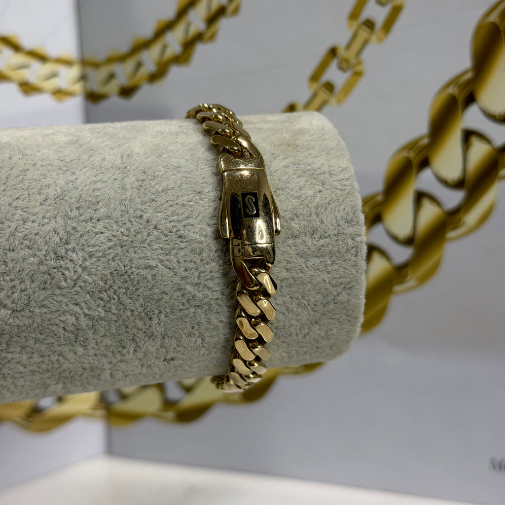 Pulso Classic Liso Monaco Oro 10K