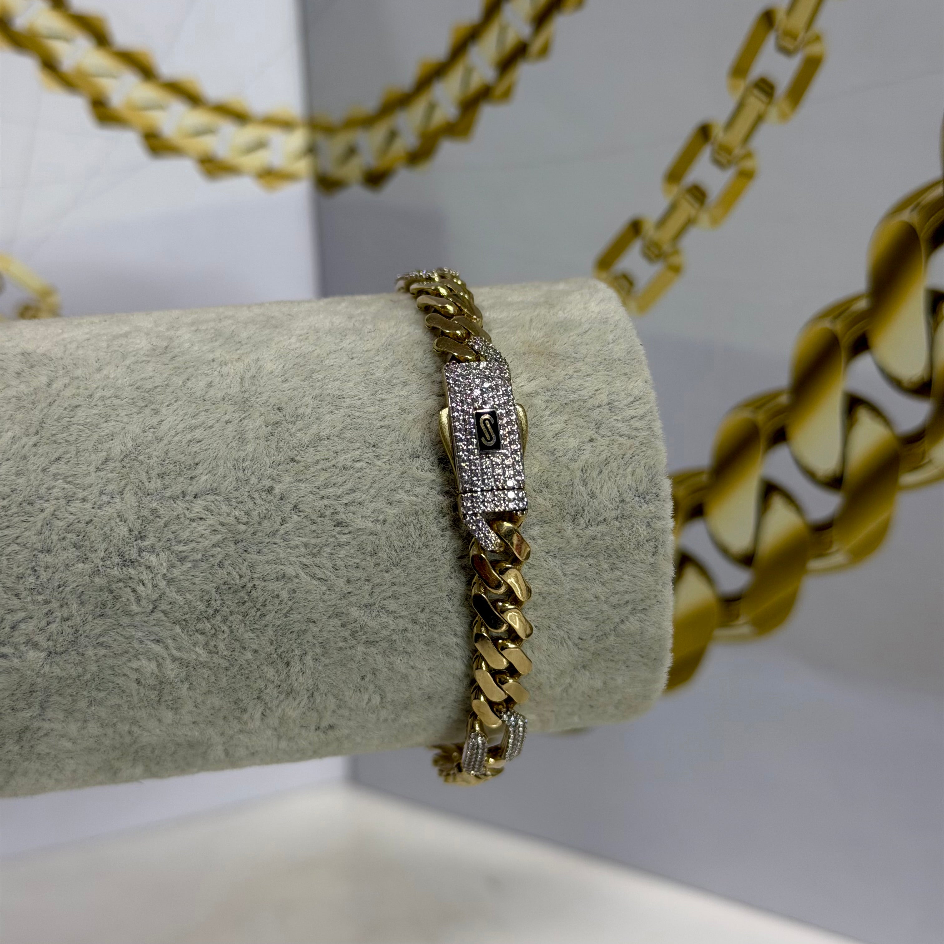 Pulso Fígaro Swarovski Oro 10K
