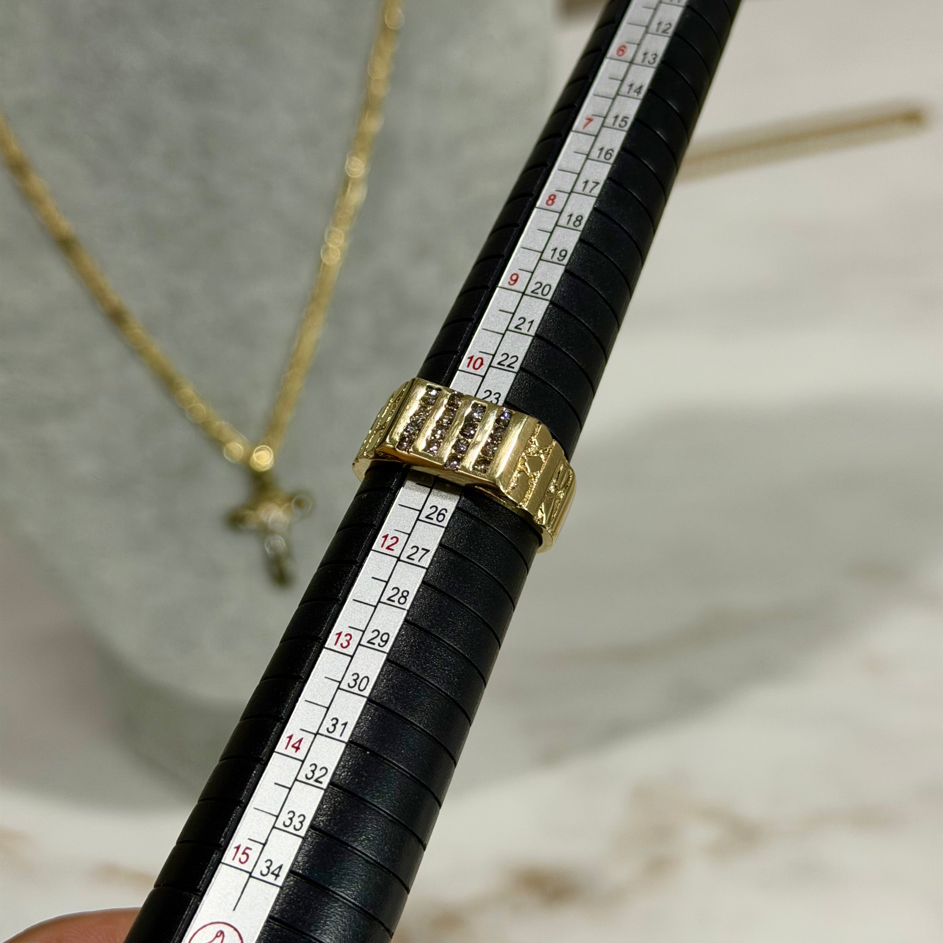 Anillo Barroco Oro 14K | PIEZA SEMI NUEVA