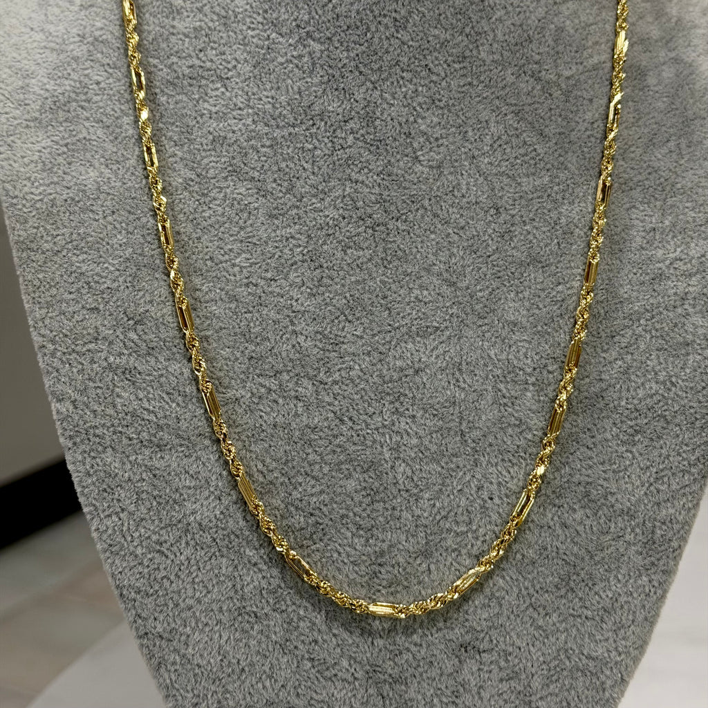 Cadena Torzal Fígaro Oro 10K