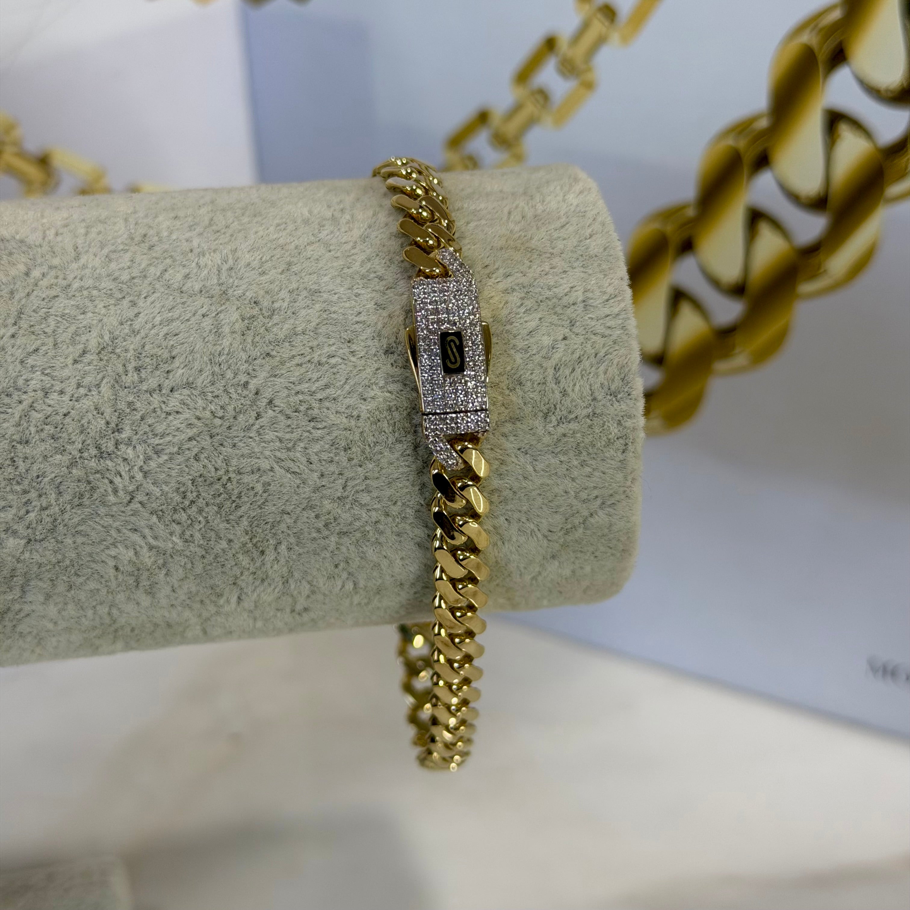Pulso Classic Monaco Chain Oro 10K