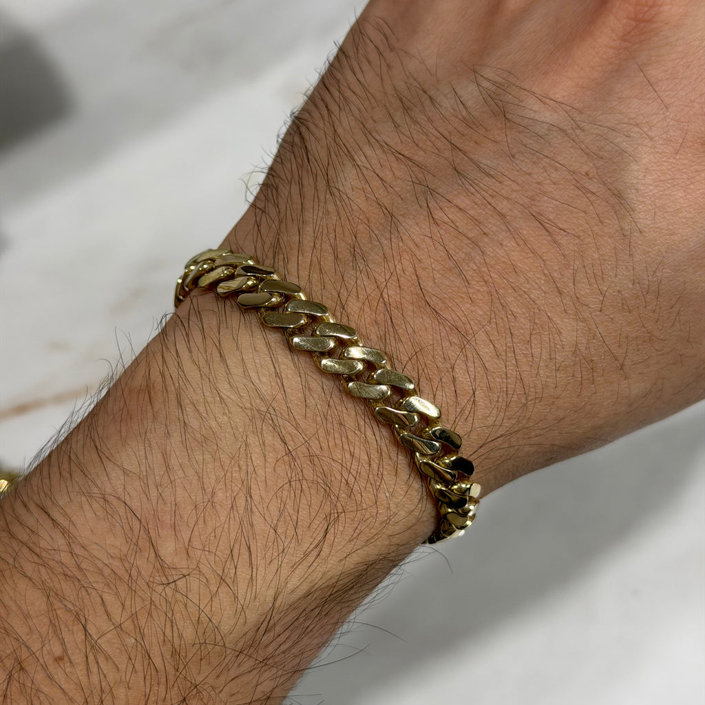 Pulso Classic Liso Monaco Oro 10K