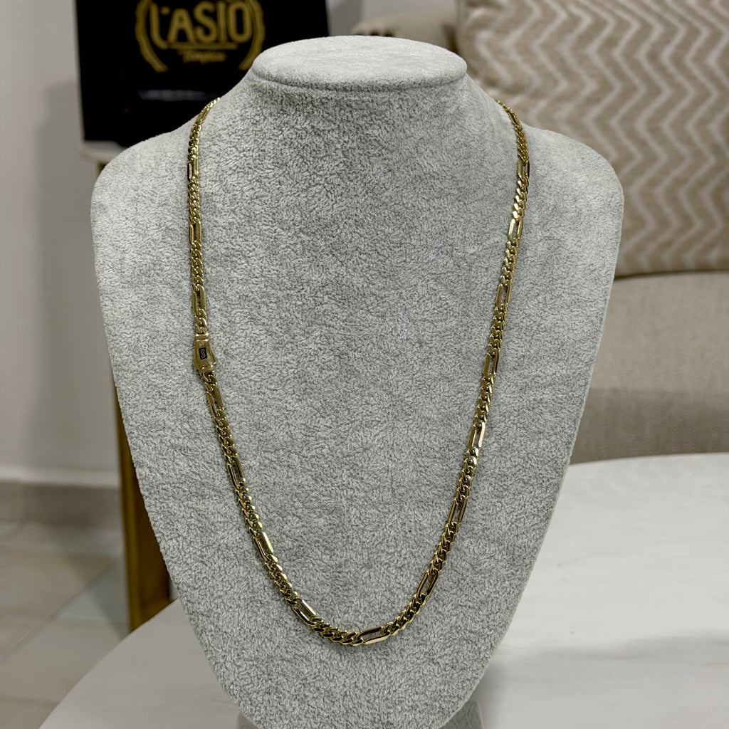 Cadena Fígaro Monaco Chain Oro 10K