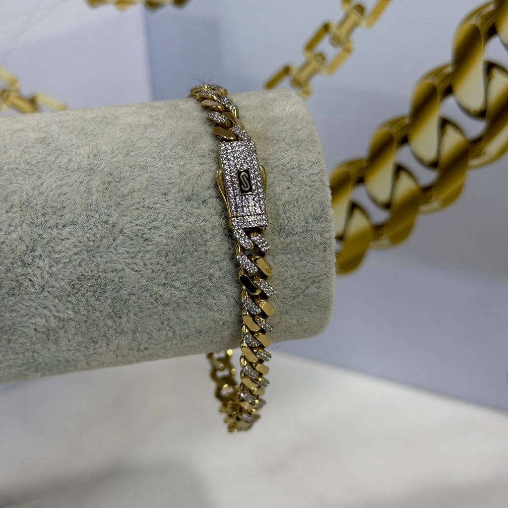 Pulso Classic Swarovski Oro 10K