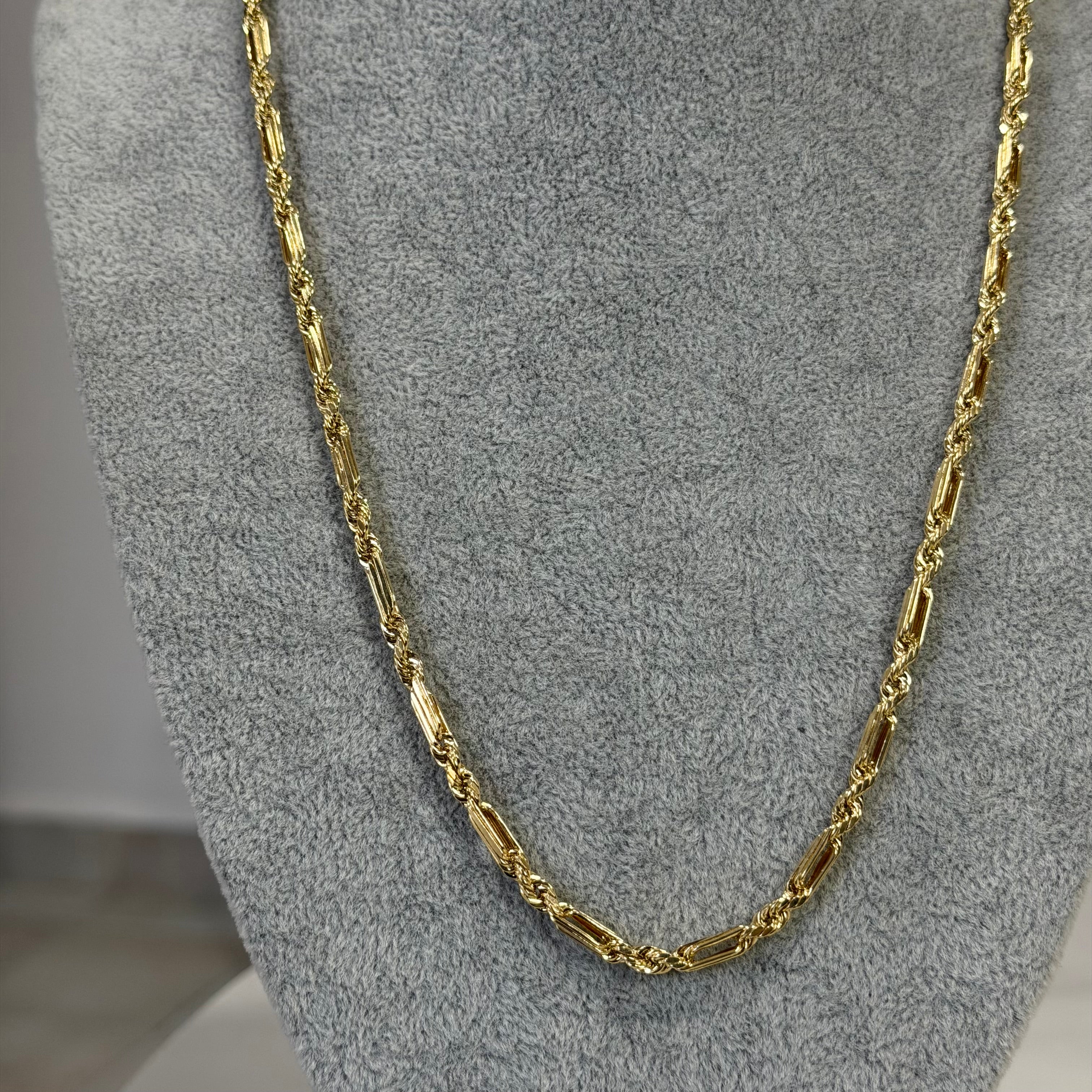 Cadena Torzal Fígaro Oro 10K