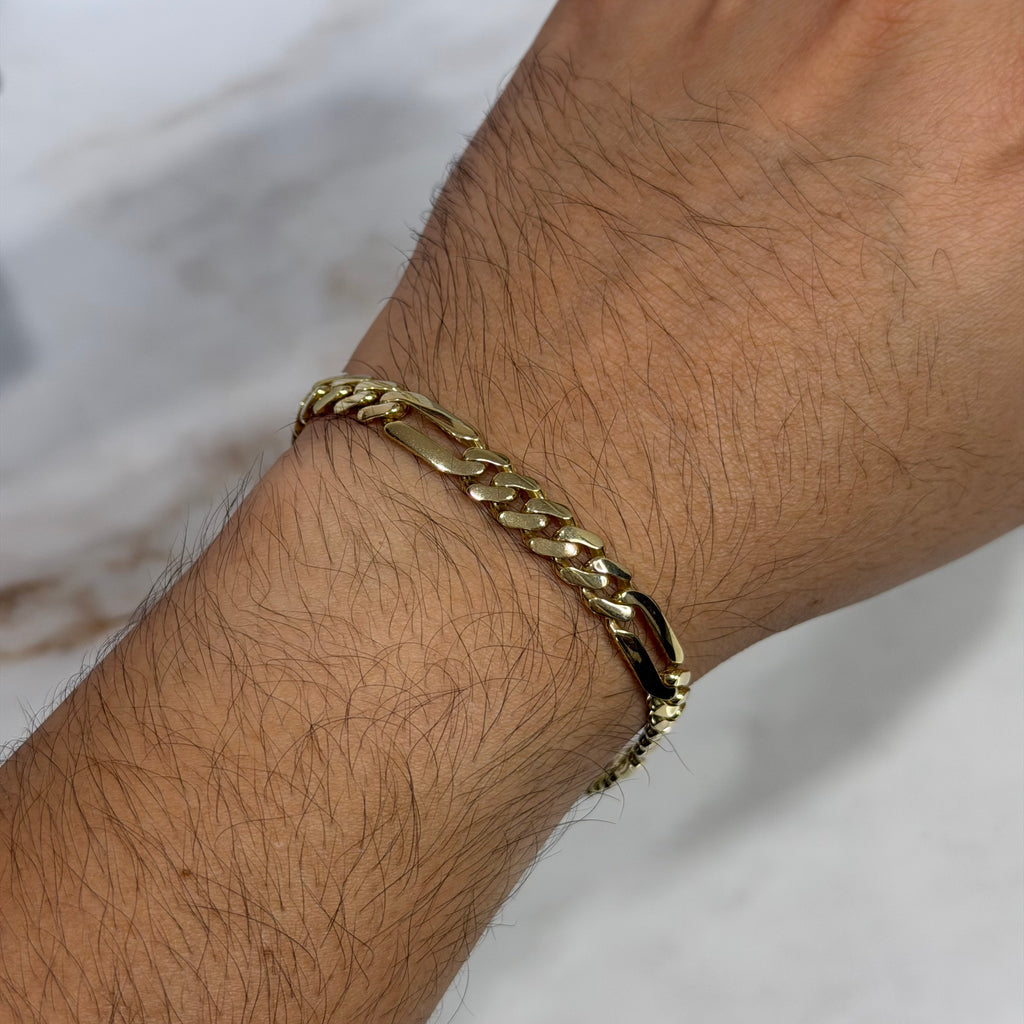 Pulso Fígaro Monaco Chain Oro 10K