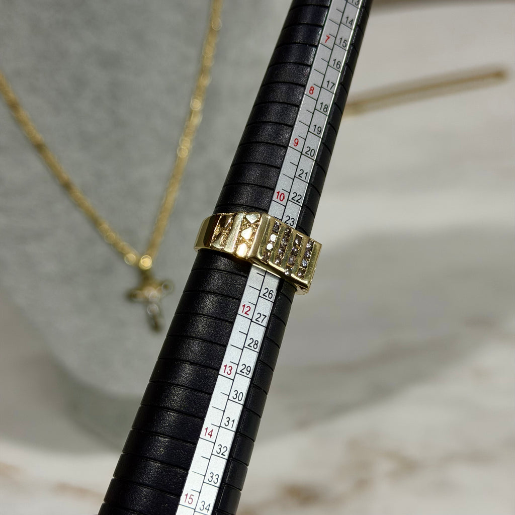 Anillo Barroco Oro 14K | PIEZA SEMI NUEVA