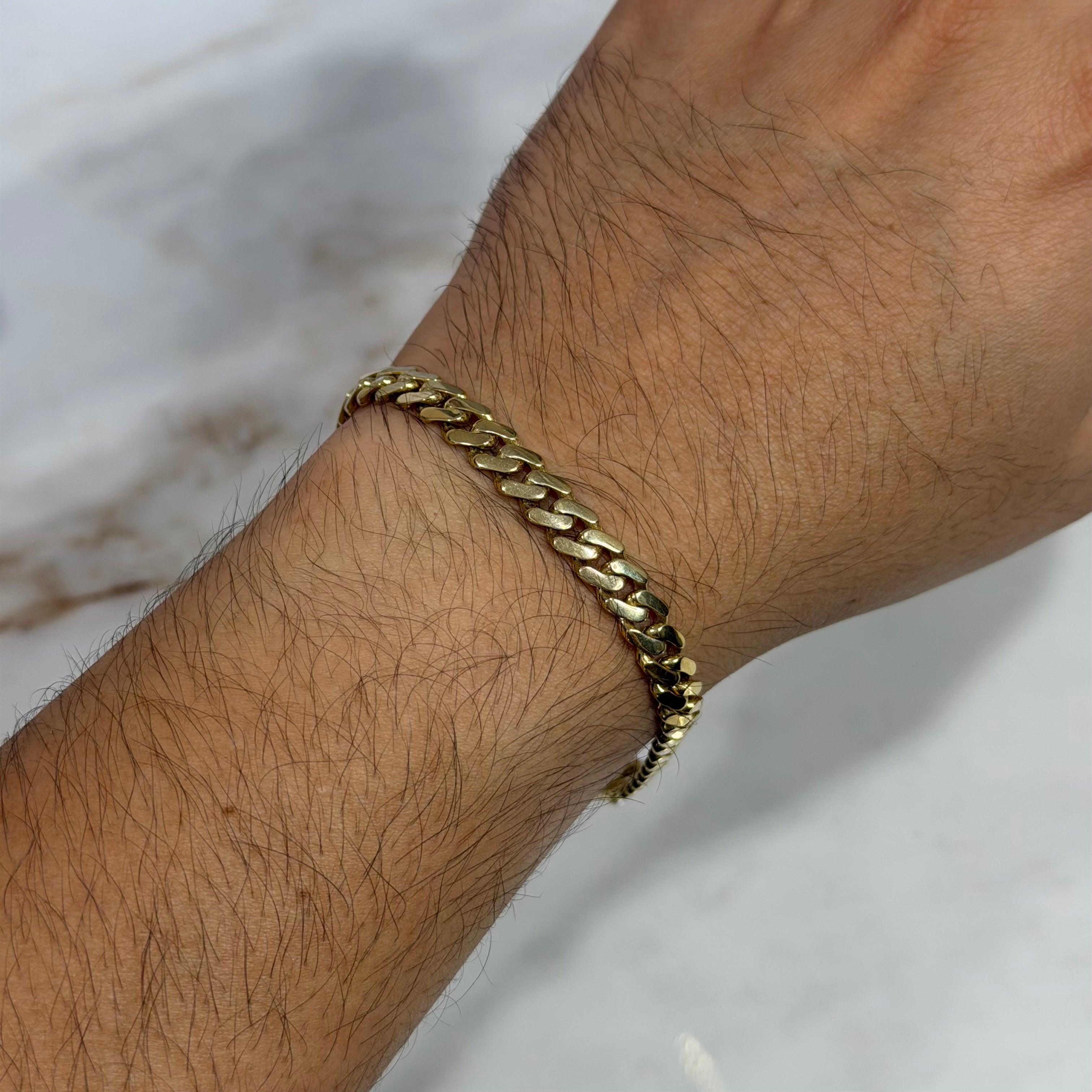Pulso Classic Swarovski Baguette Oro 10K