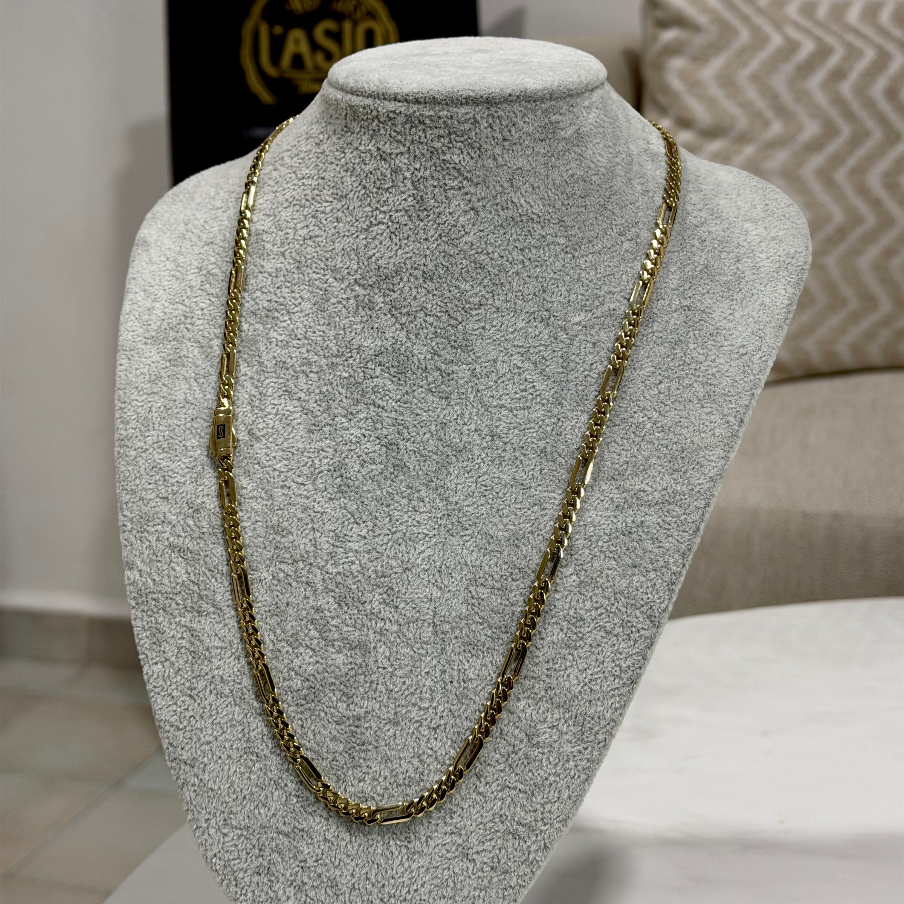 Cadena Fígaro Monaco Chain Oro 10K