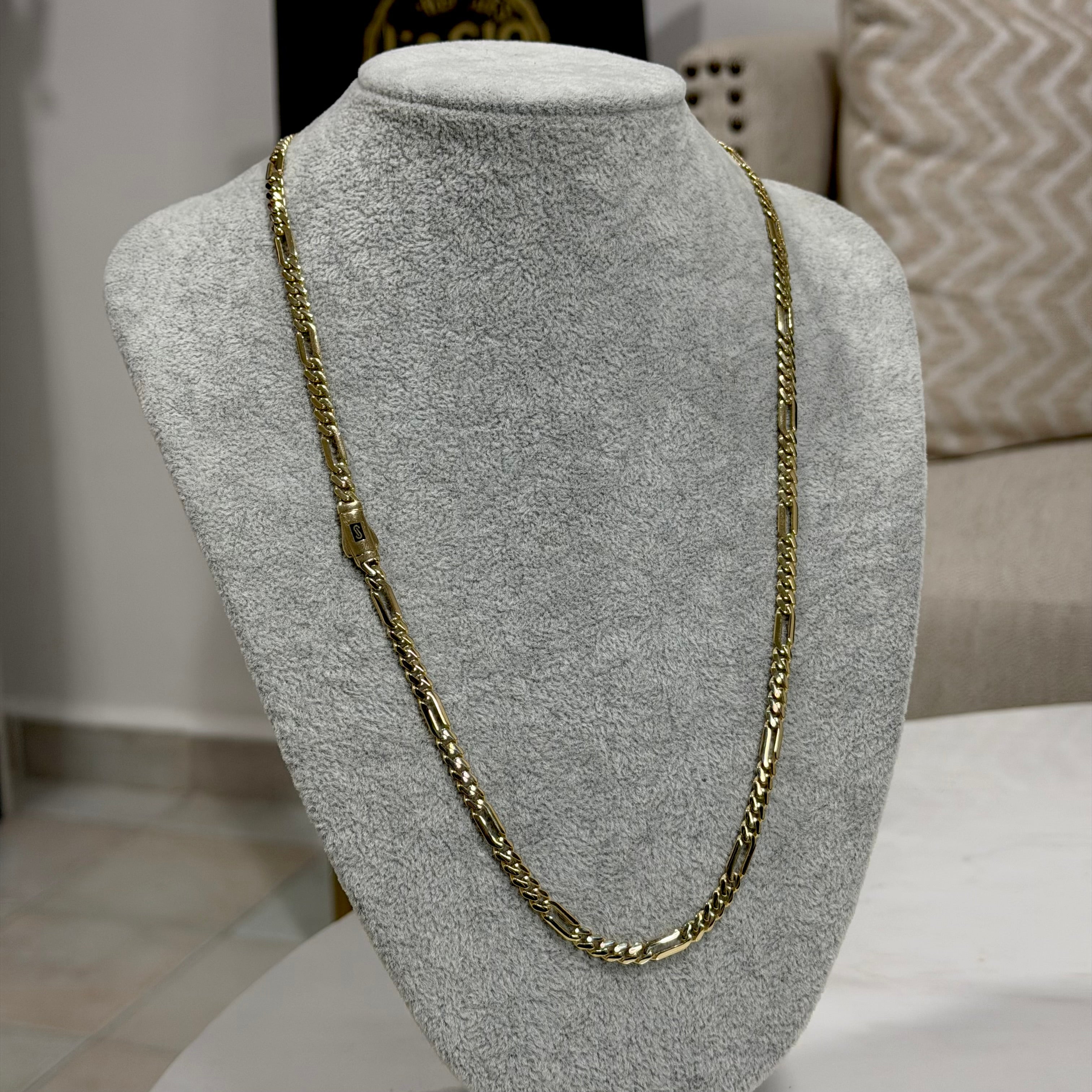 Cadena Fígaro Monaco Chain Oro 10K