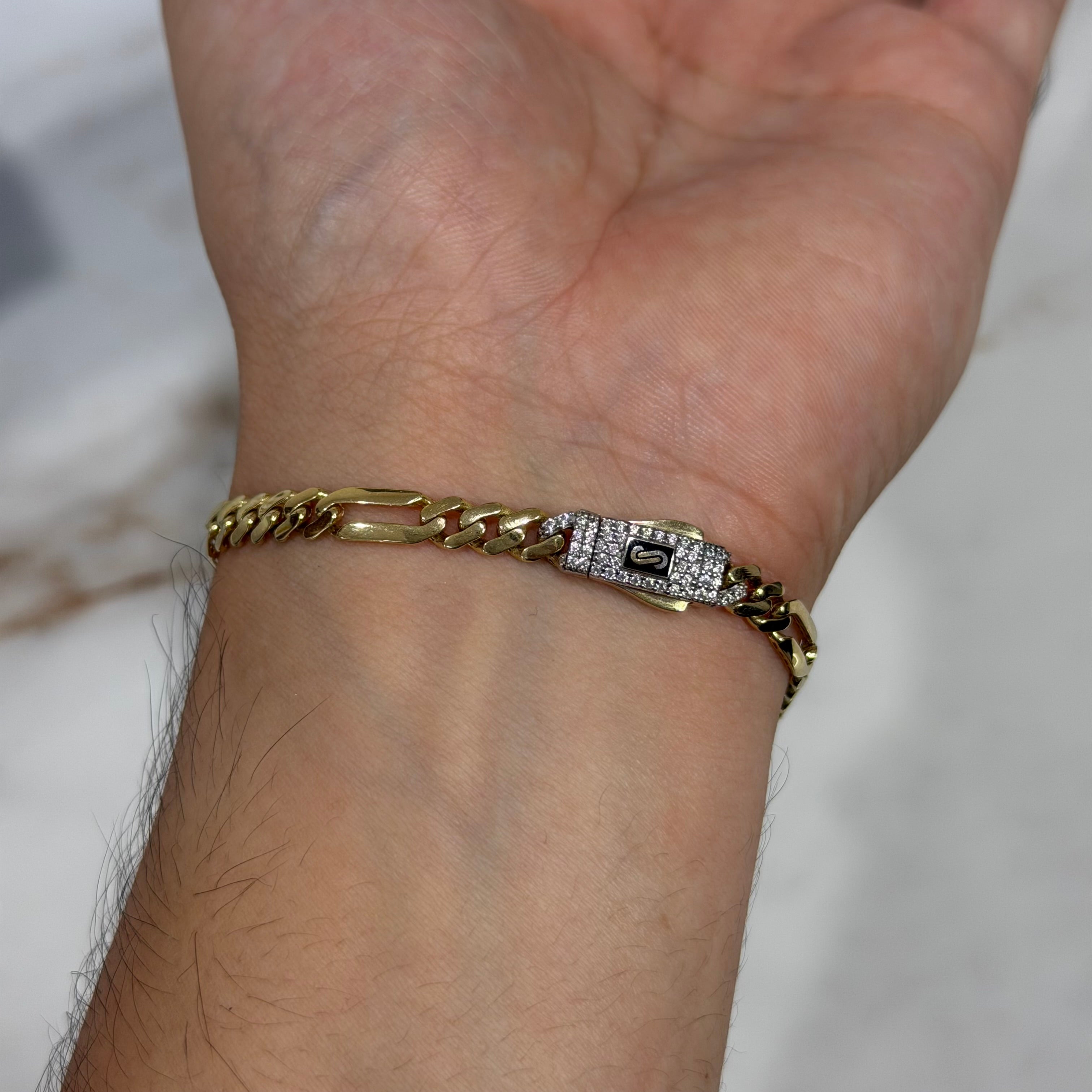 Pulso Fígaro Monaco Chain Oro 10K