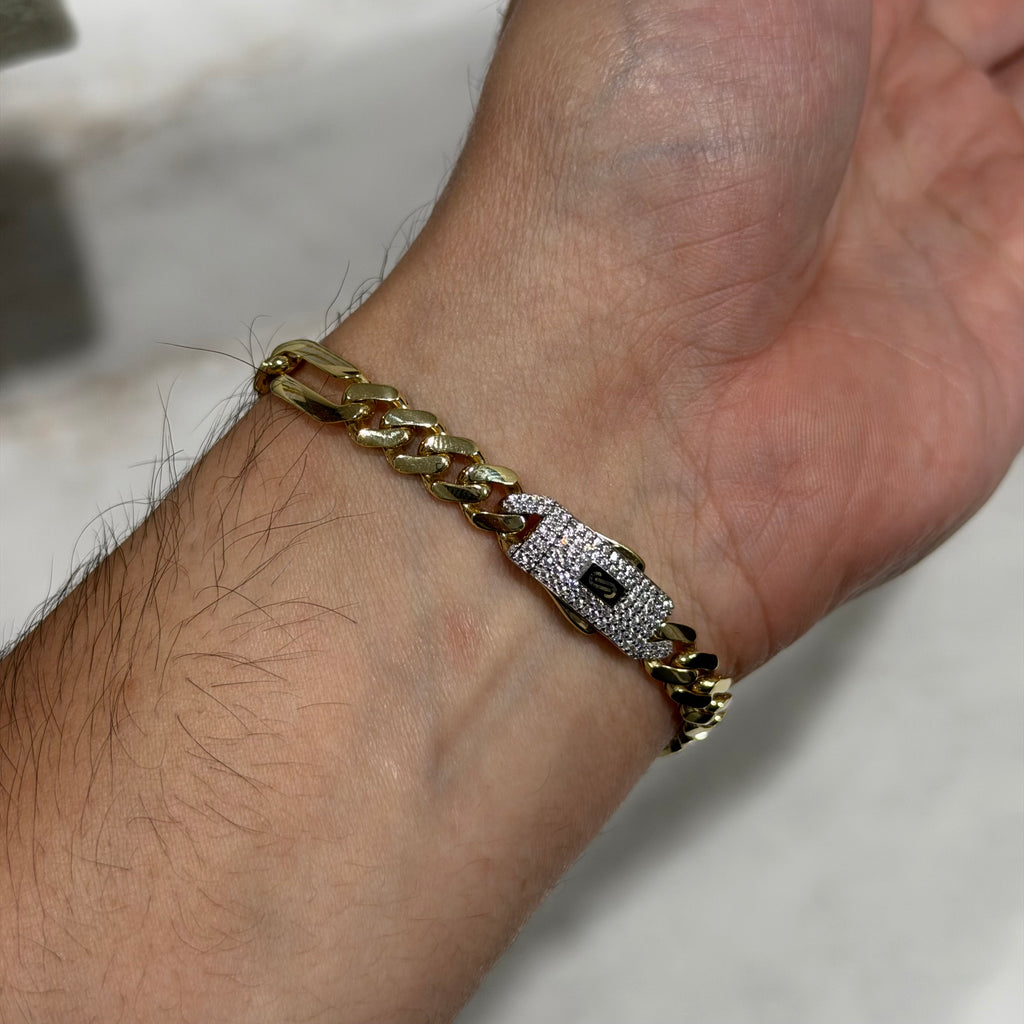 Pulso Fígaro Monaco Chain Oro 10K